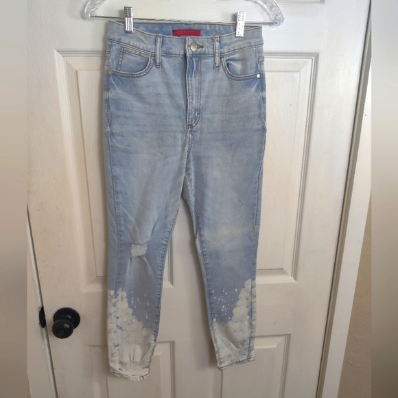 Jennifer Lopez High Rise Skinny Crop Jeans Size 4 - Picture 1 of 5
